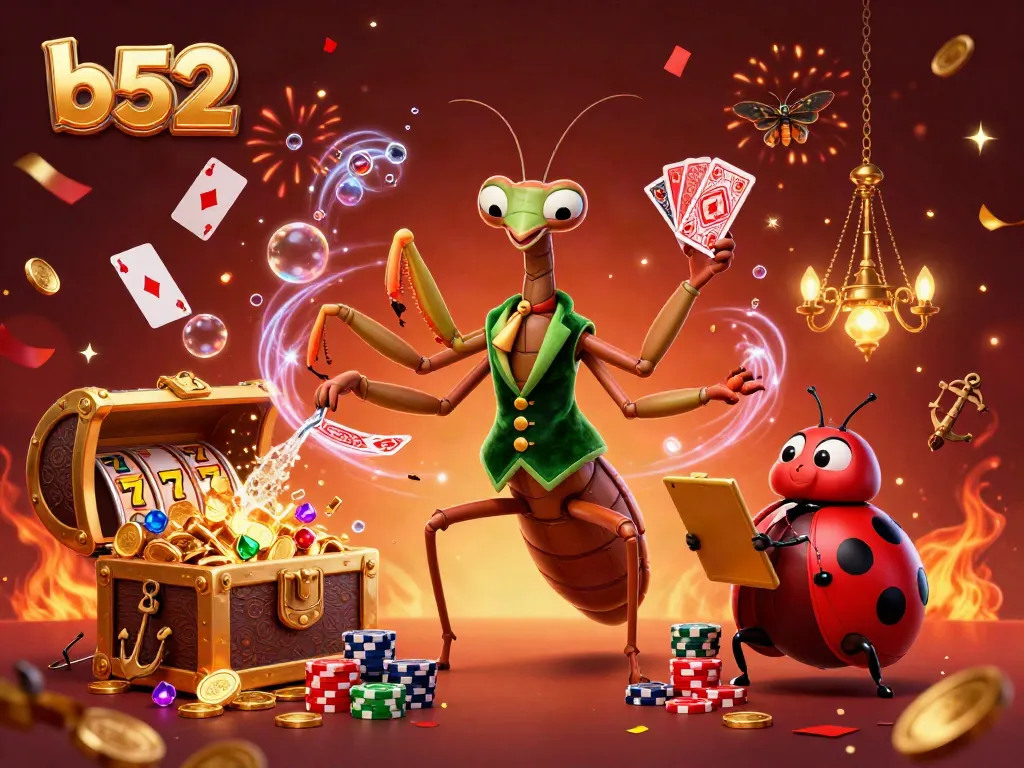 Experience the excitement of b52 casino games with vibrant characters and dynamic elements.
