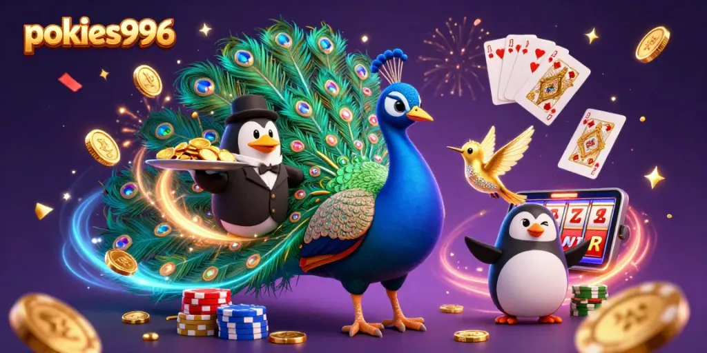 Spin to win at pokies996 with vibrant 3D casino characters and dynamic gameplay elements.