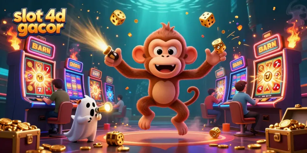 Mendorong kemenangan di slot 4d gacor dengan karakter menyeramkan tetapi lucu di kasino yang meriah.