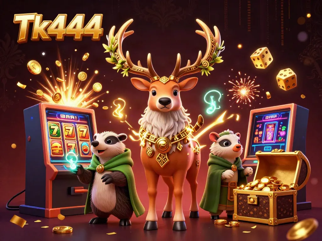 Experience the thrill of Tk444 with vibrant casino games and a magical atmosphere