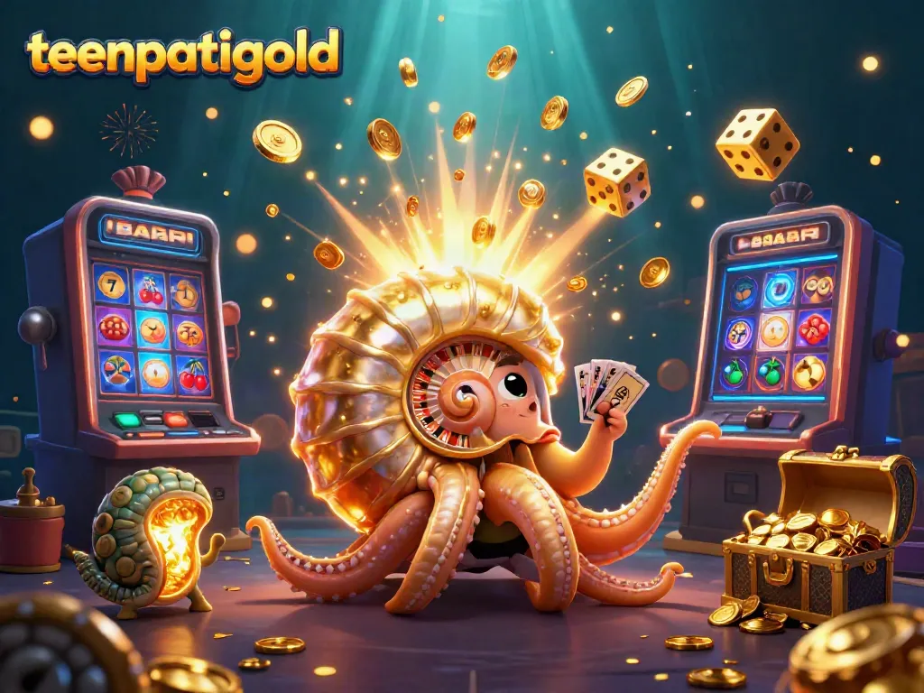 Engage in thrilling gameplay with teenpatiigold as exciting 3D characters and casino elements surround you.