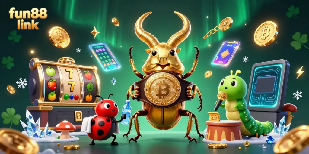 Experience the thrill of winning with fun88 link in this vibrant casino scene featuring dynamic characters and elements.