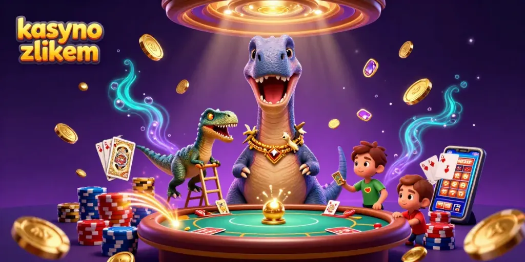 Experience the excitement of kasyno z blikiem with engaging cartoon characters and dynamic gaming elements.