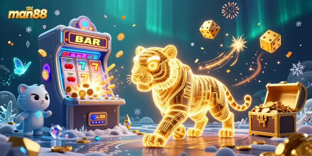 Experience the thrilling games on man88 with vibrant casino visuals and exciting jackpots.