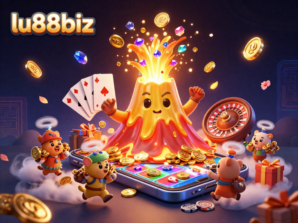 Experience thrilling gameplay revelations with lu88biz as vibrant characters emerge amidst a flurry of casino treasures.