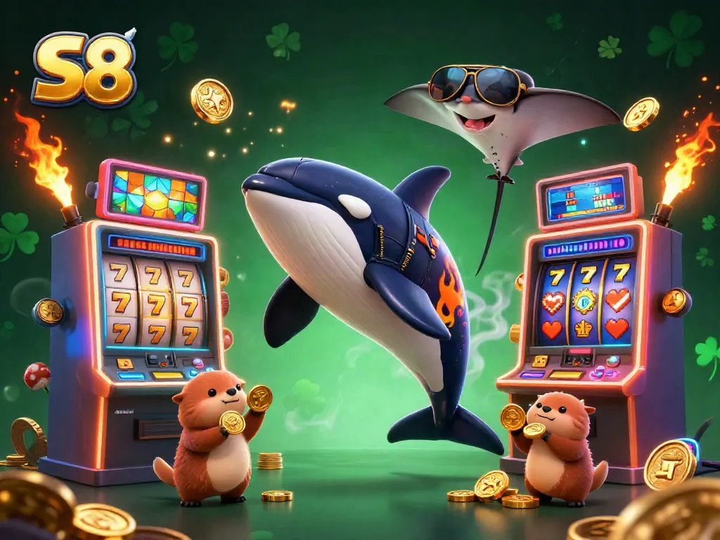 Experience S8's thrilling world of slots with engaging characters and dynamic game elements.