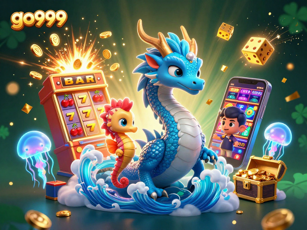 Engage with exciting gaming adventures at go999 amid stunning casino-themed elements and vibrant animations.