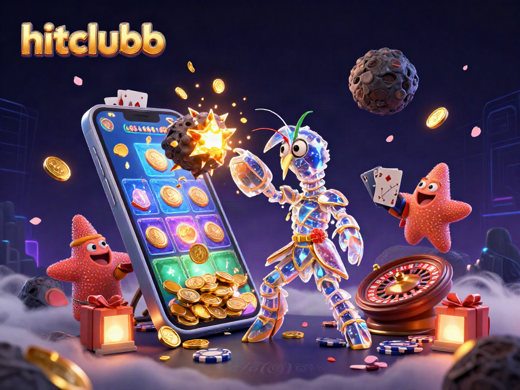 Engage with hitclubb's vibrant casino world, featuring galactic-themed gaming elements and explosive rewards.