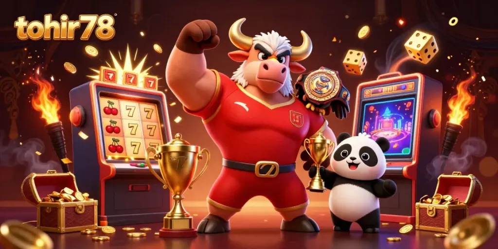 Experience the thrill of tohir78 with vibrant characters and exciting casino game elements.