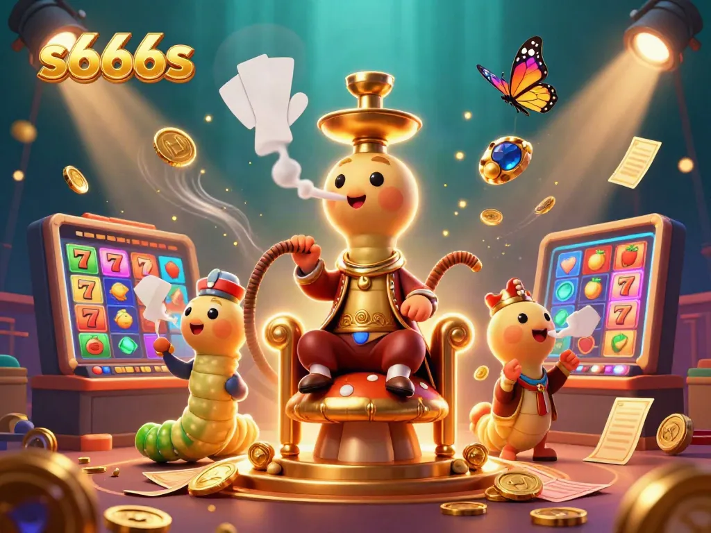 S666s event showcasing vibrant slots and gambling elements in an energetic 3D casino scene.