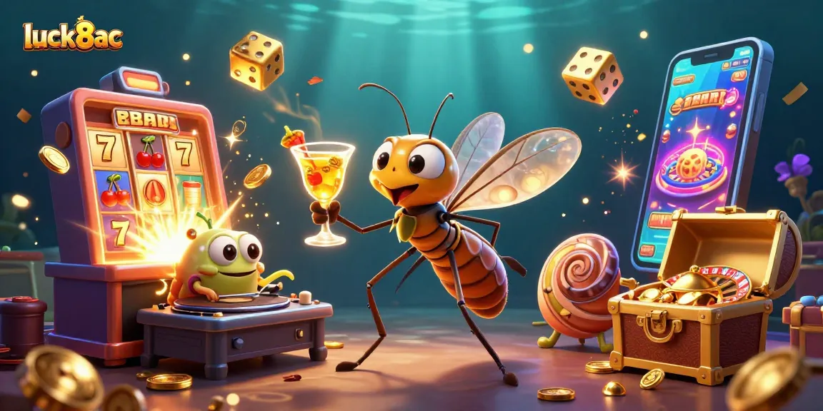 Experience excitement at luck8ac with a vibrant casino scene showcasing thrilling games and engaging characters.
