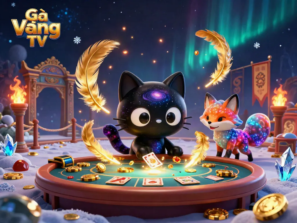 Engage with Gà Vàng TV and win exciting bets at an ultra-detailed cosmic casino.